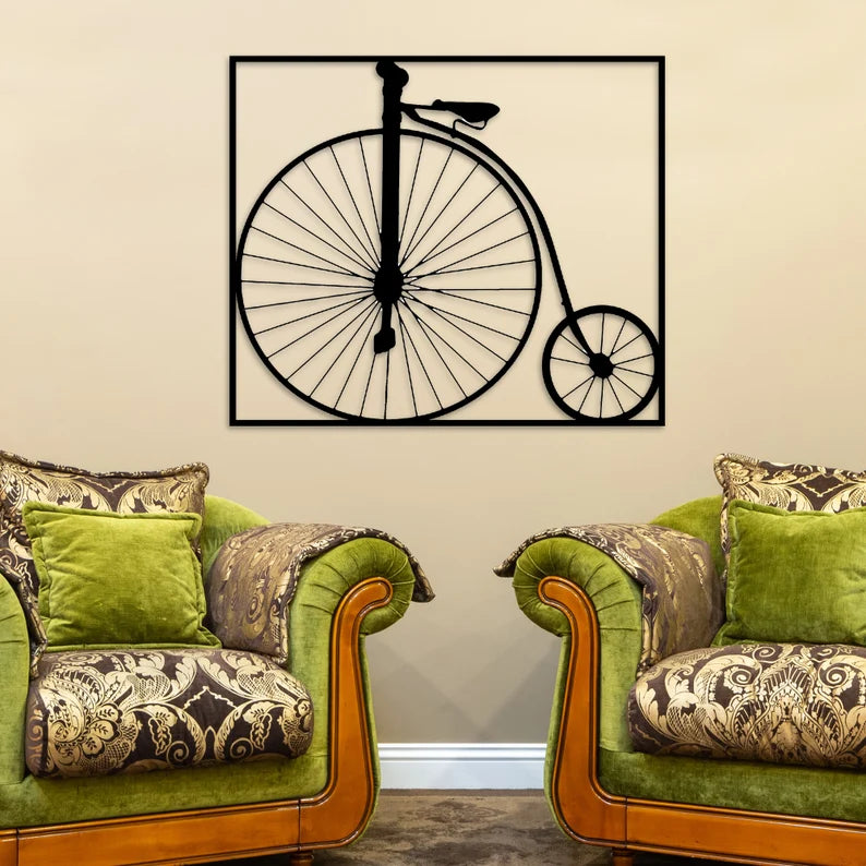 Wooden Bicycle Wall Art