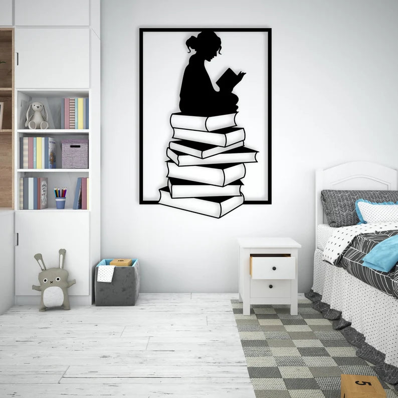 Reading Nook Wooden Wall Decor
