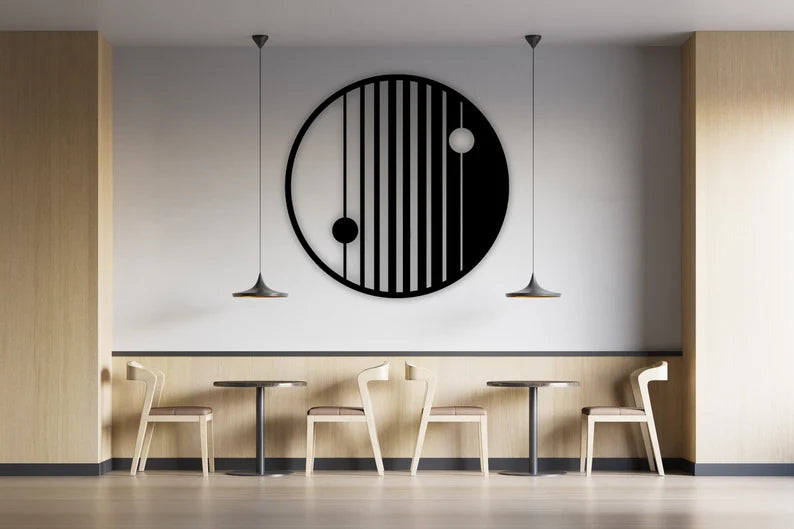 Yin Yang Wooden Wall Art