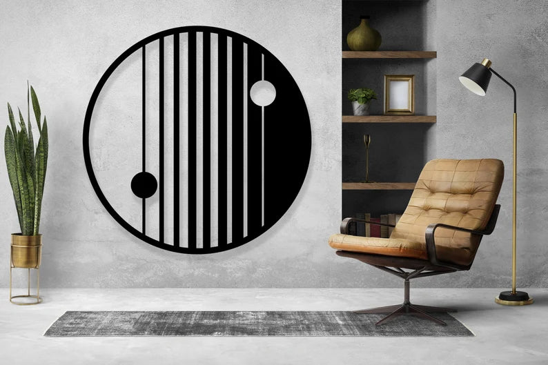 Yin Yang Wooden Wall Art