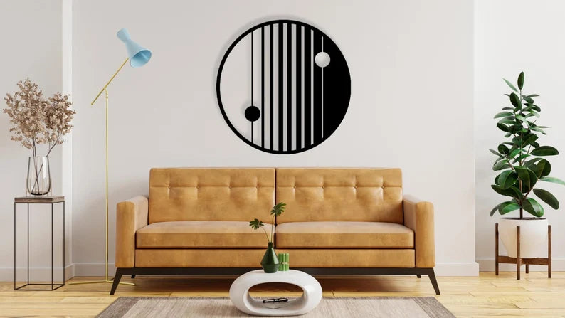 Yin Yang Wooden Wall Art