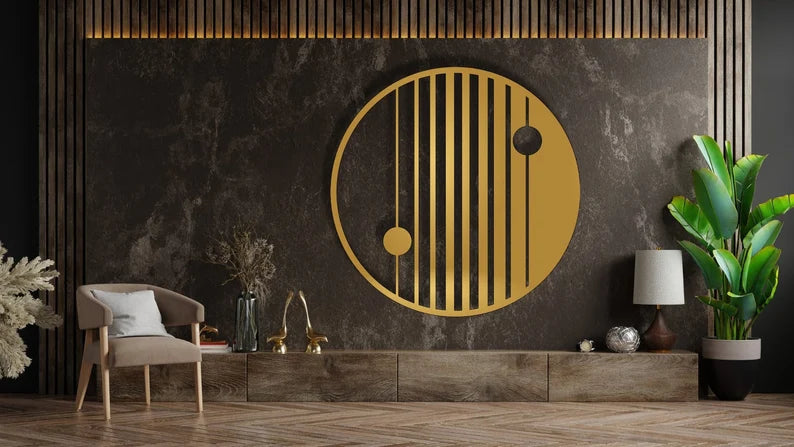 Yin Yang Wooden Wall Art