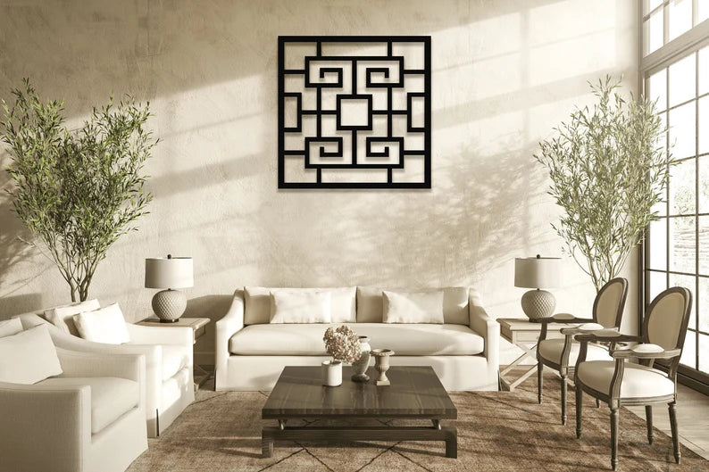 Decorative Square Wooden Wall Art