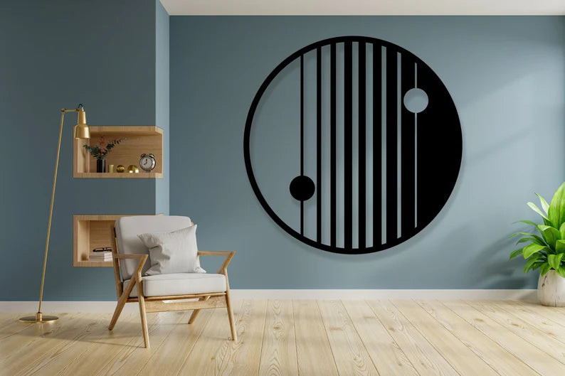Yin Yang Wooden Wall Art