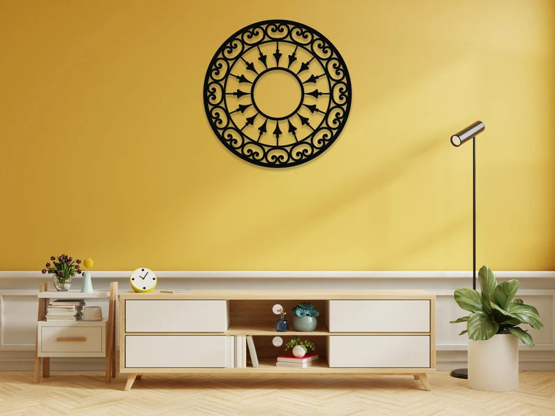 Rounded Wall Decor Living Room