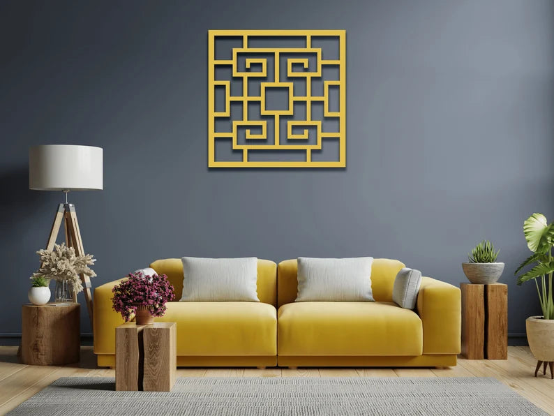 Decorative Square Wooden Wall Art