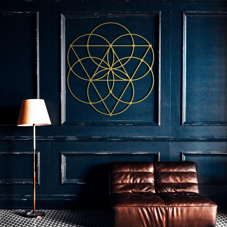 Sacred Geometry Wooden Wall Art
