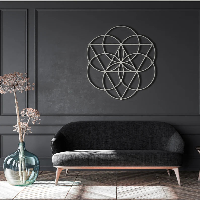 Sacred Geometry Wooden Wall Art