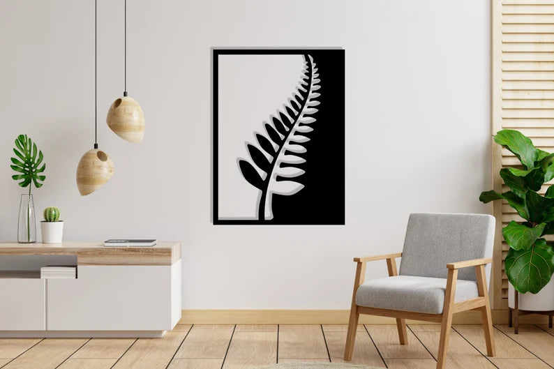 Fern Leaf Wooden Wall Decor