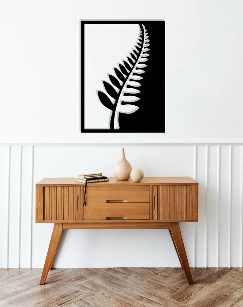 Fern Leaf Wooden Wall Decor