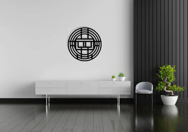 Circular wall Art Round Wooden Wall Art