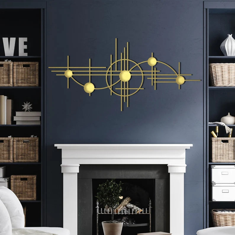Geometric wooden Wall Art: Modern Minimalist Sculpture Decor