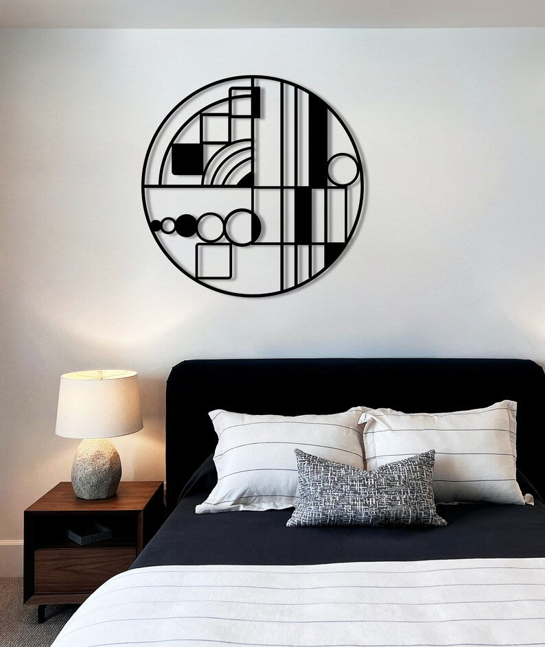 Round Cut hanging Wooden Wall Decor
