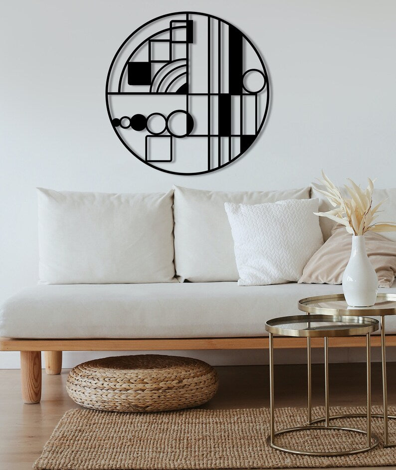 Round Cut hanging Wooden Wall Decor
