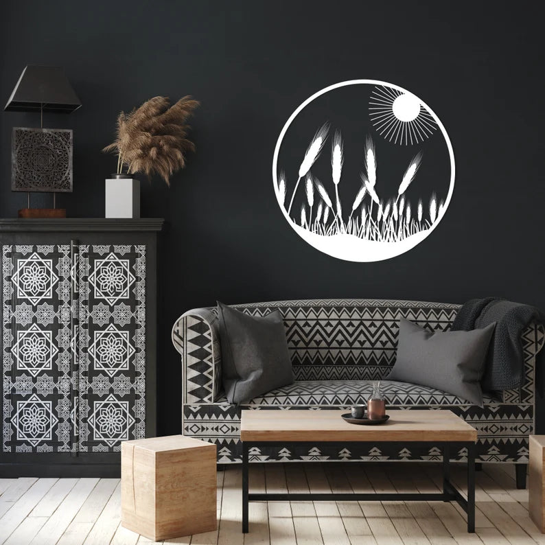 Field of Wheat Wooden Wall Art