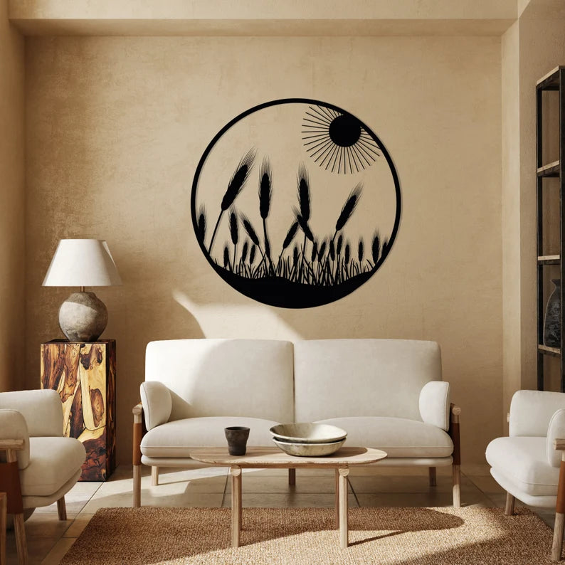 Field of Wheat Wooden Wall Art