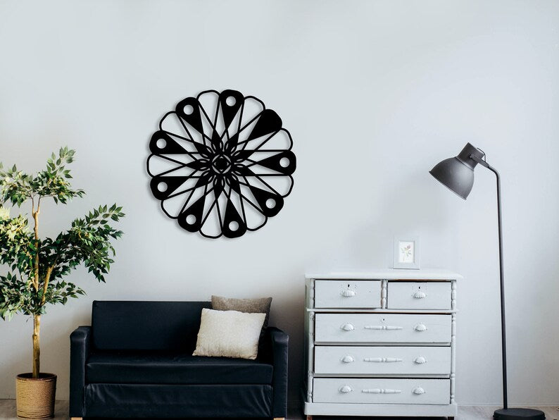 Circular Geometrical Wooden wall art