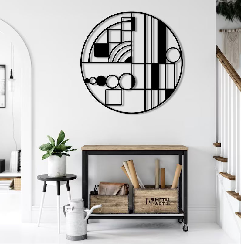 Round Cut hanging Wooden Wall Decor