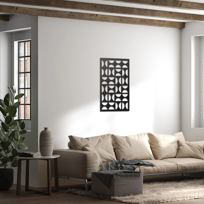 Mid Century Modern Wooden Wall Art