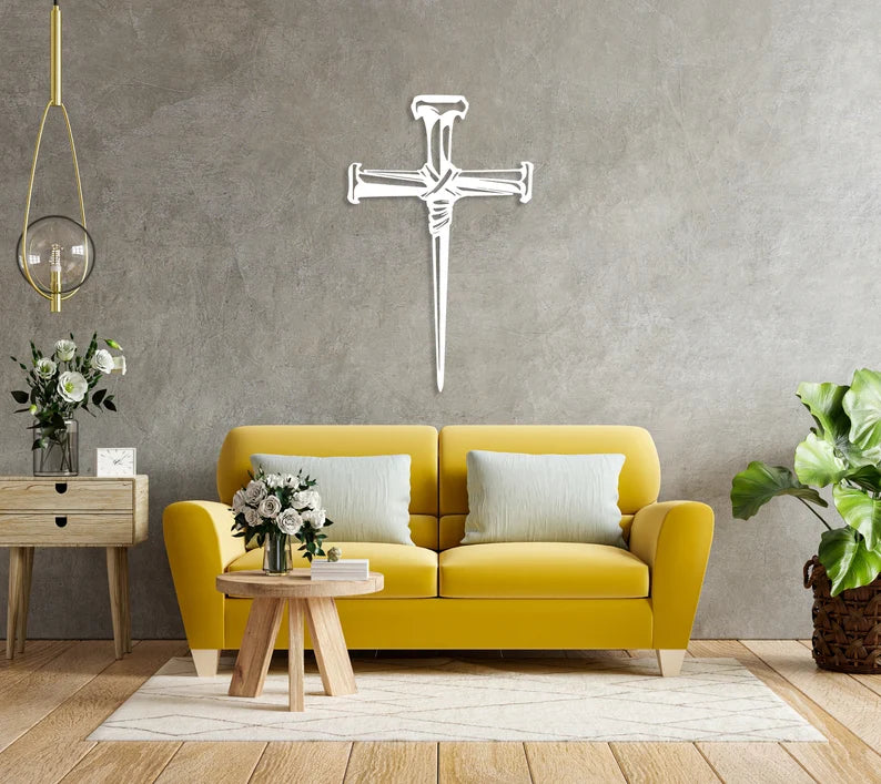 Christian Religious Cross Faith Wooden Wall Art