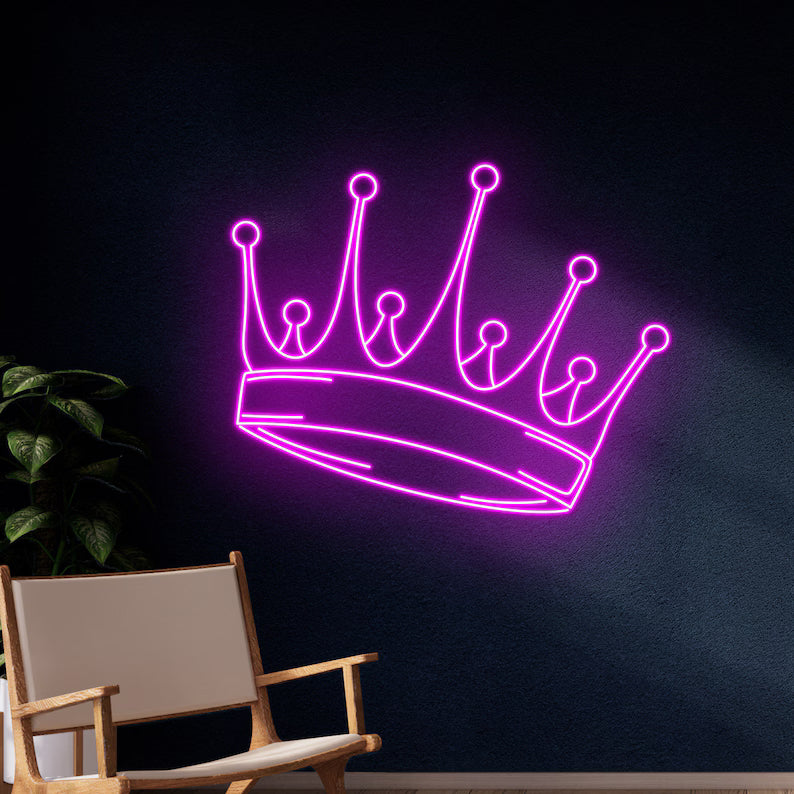 stunning Crown LED Neon Sign