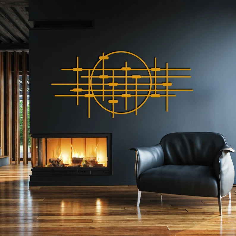 Luxury Style Modern Wooden Wall Art