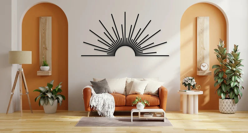 Sun Wooden Wall Decor