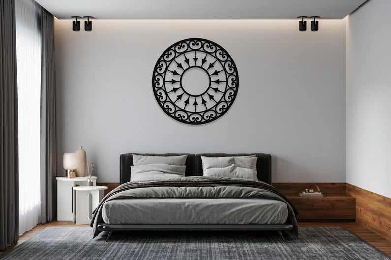 Rounded Wall Decor Living Room