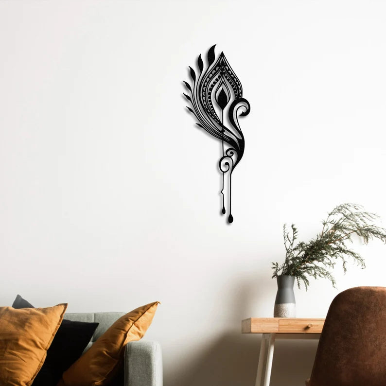 Peacock Gifts Peacock Feather Decor Wooden Wall Art