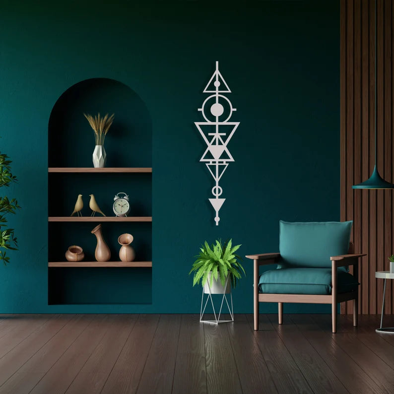 Modern Geometric Wooden Wall Decor