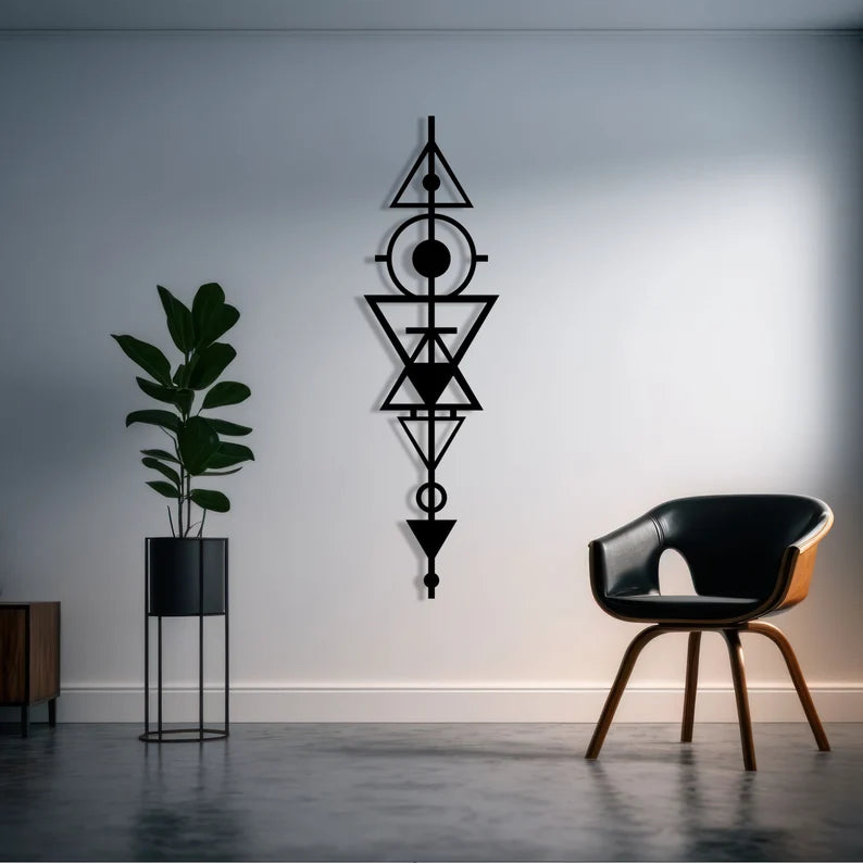 Modern Geometric Wooden Wall Decor