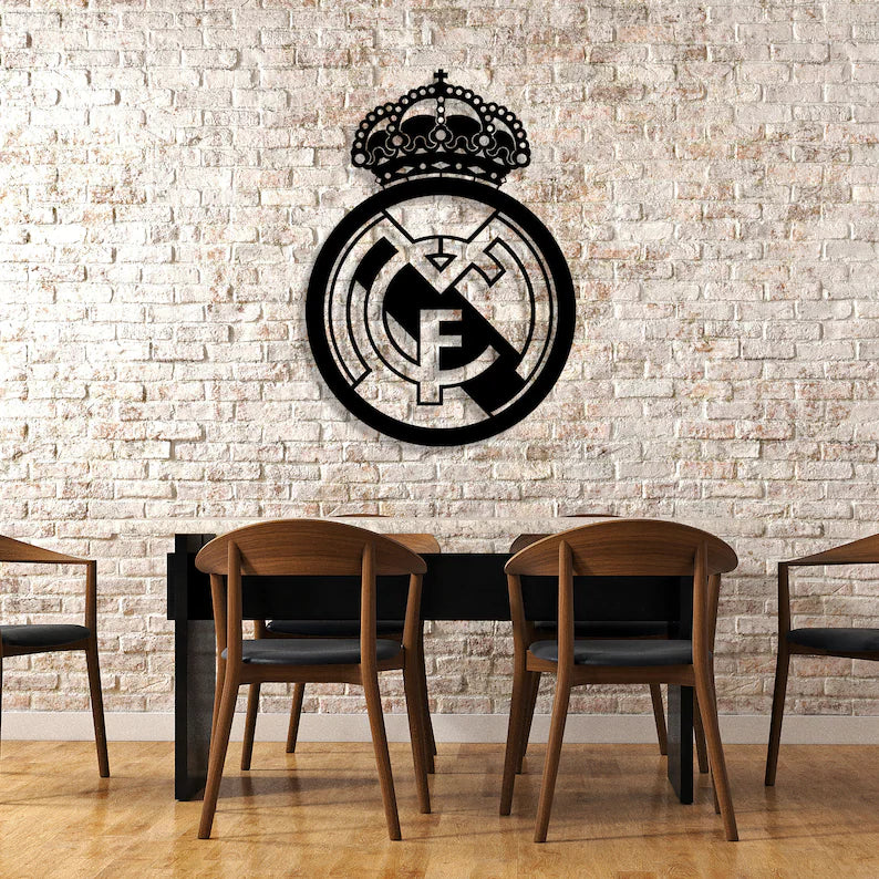 Real Madrid Wood Wall Art