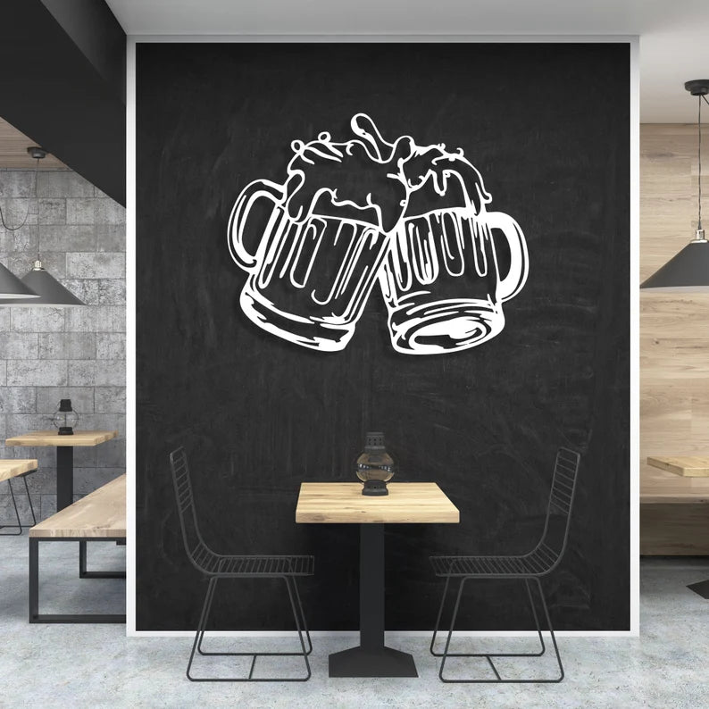 Beer Cheers Wooden Wall Decor
