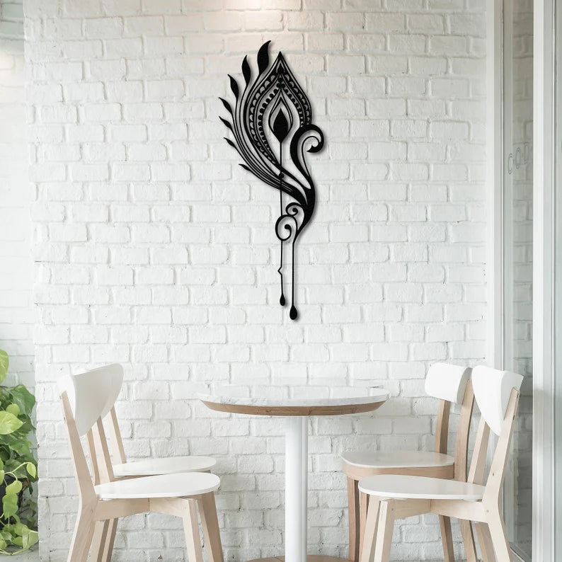 Peacock Gifts Peacock Feather Decor Wooden Wall Art