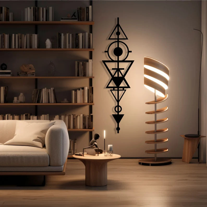 Modern Geometric Wooden Wall Decor