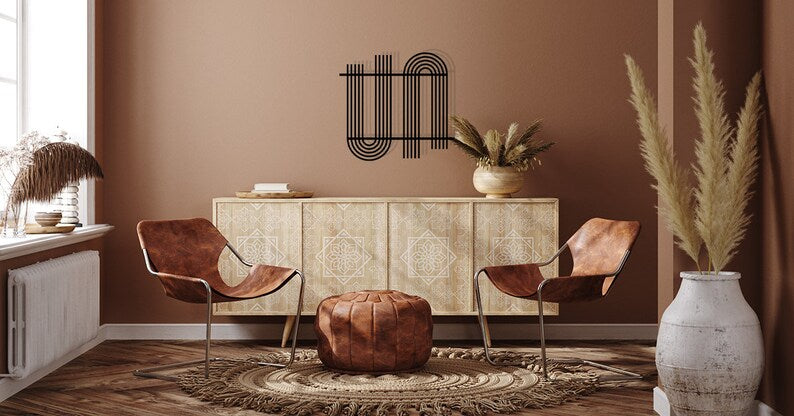 U Shape Abstract Geometric Home Decor