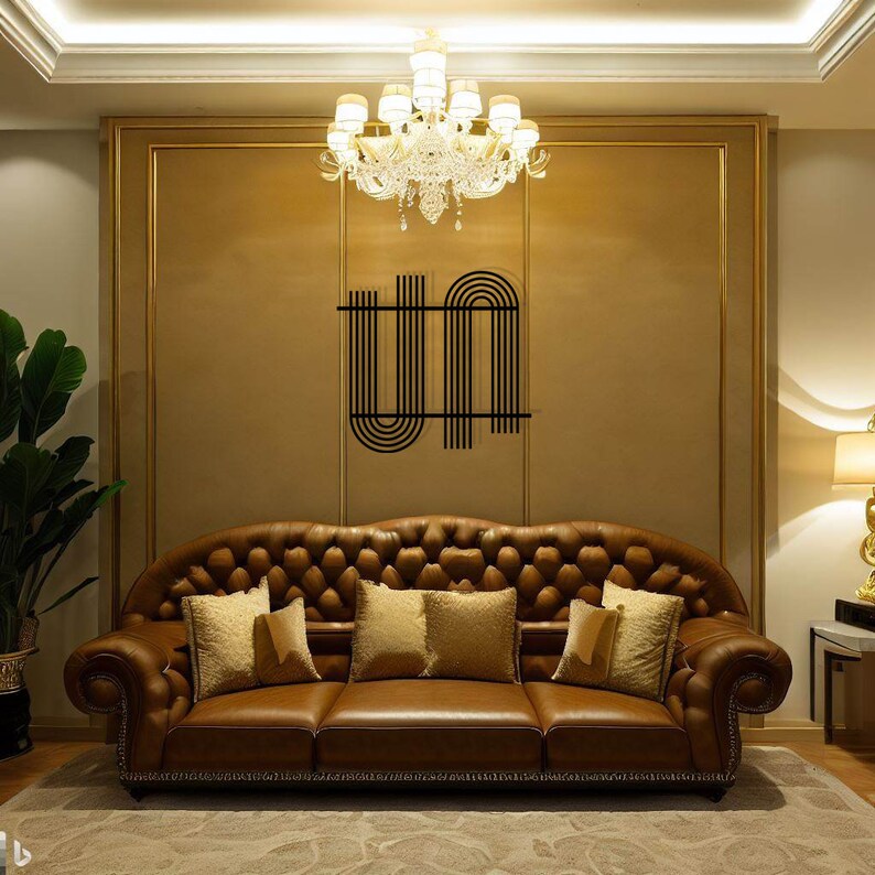 U Shape Abstract Geometric Home Decor