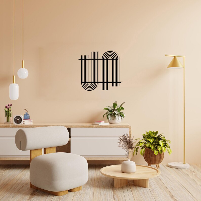 U Shape Abstract Geometric Home Decor