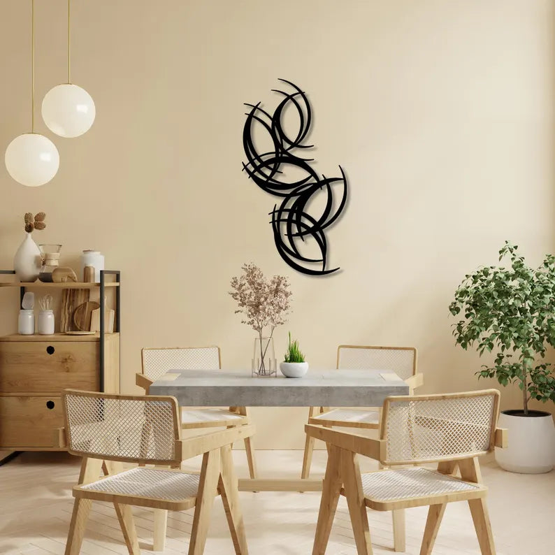 Moon Sculpture Wood Wall Art