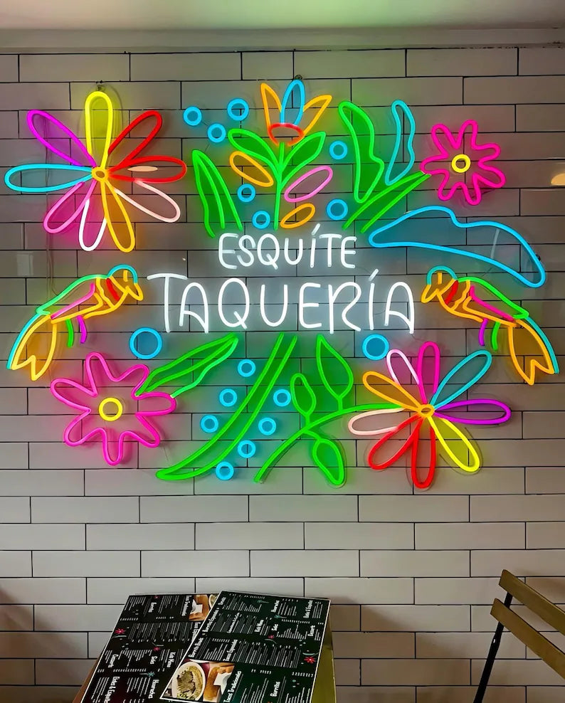 Personalized Custom Business Restaurant Logo Neon Light sign