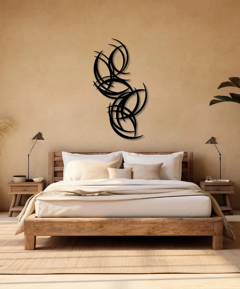 Moon Sculpture Wood Wall Art
