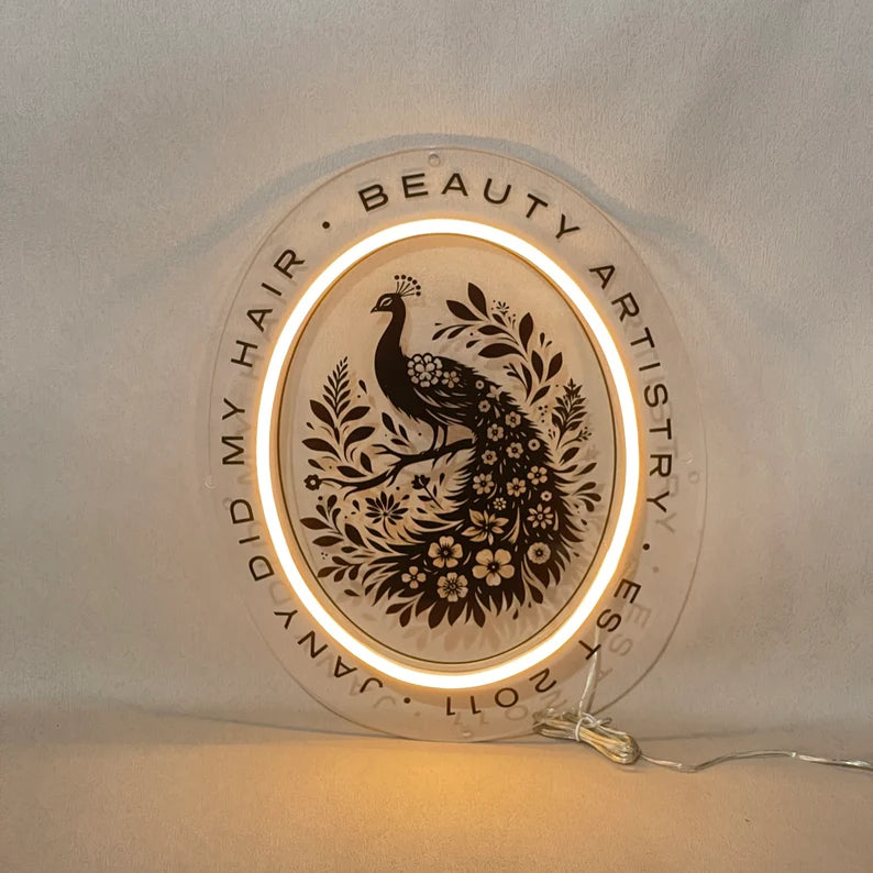 Custom Acrylic Printing Logo Neon Light Sign