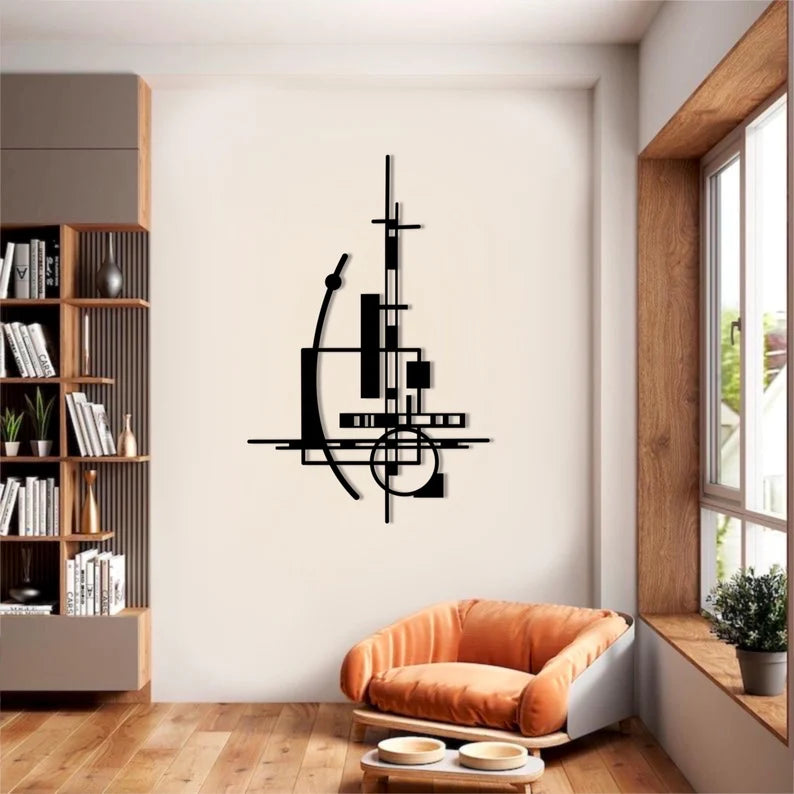 Classy Wooden Art For Living Room Wall Decor