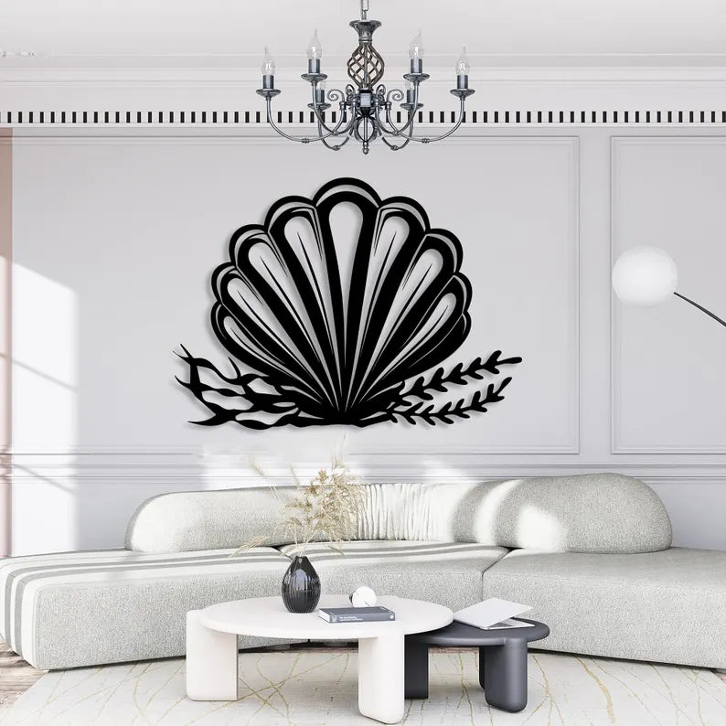 Seashell Wooden Wall Art