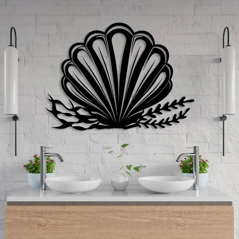 Seashell Wooden Wall Art