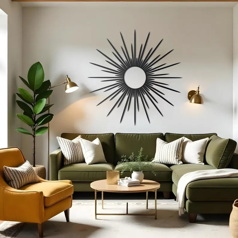 Sun Celestial Wooden Wall Decor