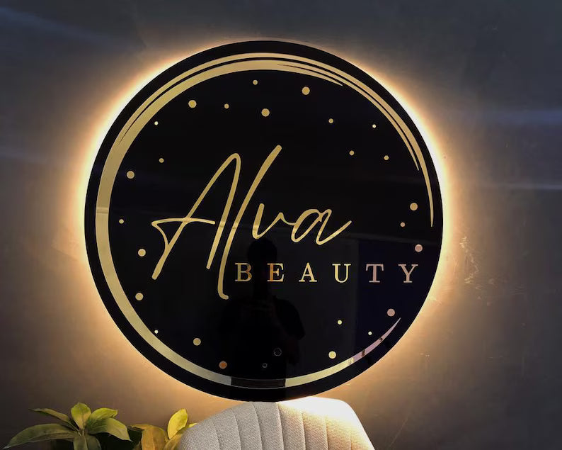 2D Neon Signs – Office Decor & Logo Signage