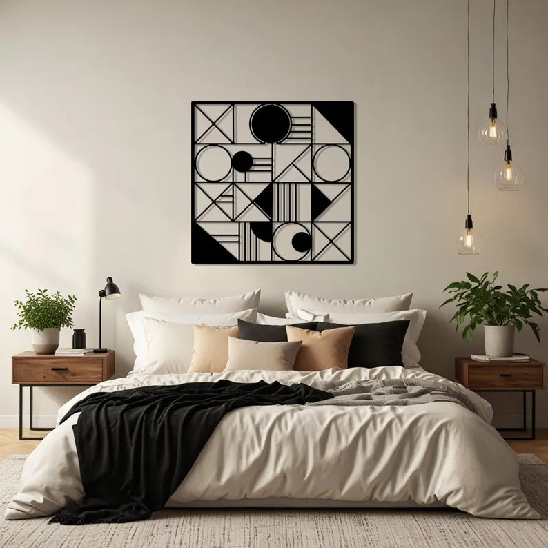 Contemporary Square Wall Decor Art