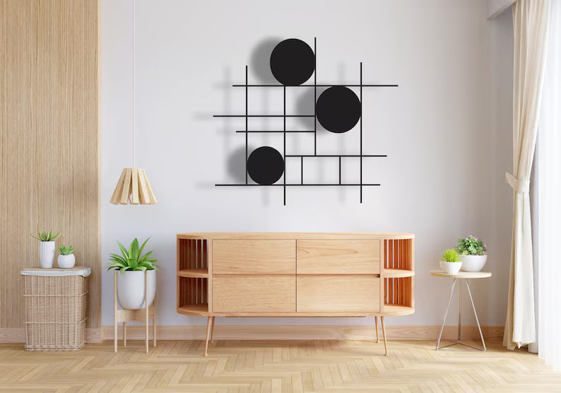 Modern Classic Luxury Style Wooden Wall Decor Art