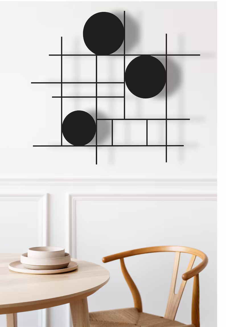 Modern Classic Luxury Style Wooden Wall Decor Art